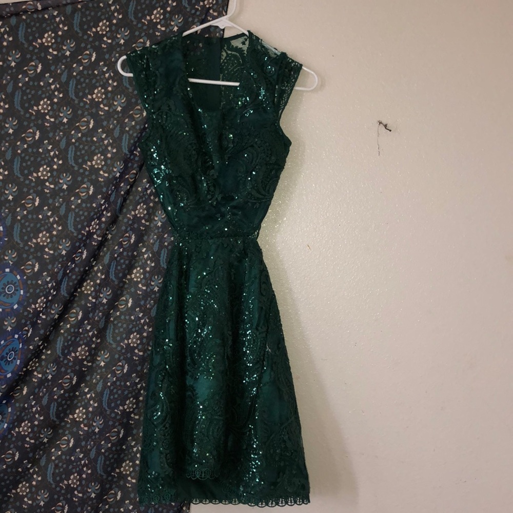Green dress